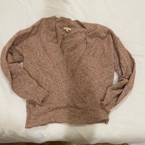 silence and noise wrap sweater